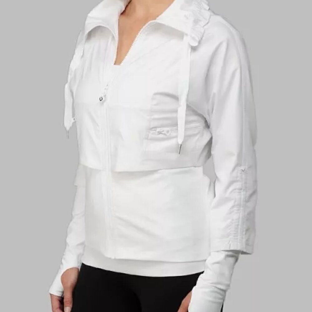 RARE Lululemon Seek the Peak Jacket- White Size 8